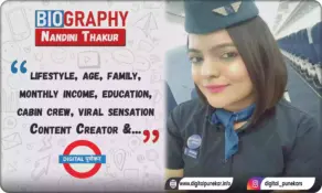 Nandini Thakur, a versatile personality, from ex-cabin crew to thriving content creator.