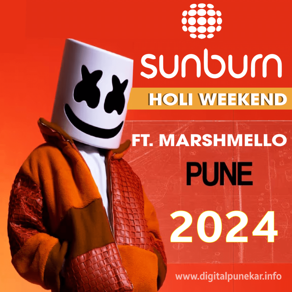 Sunburn Holi Weekend ft. Marshmello Poster