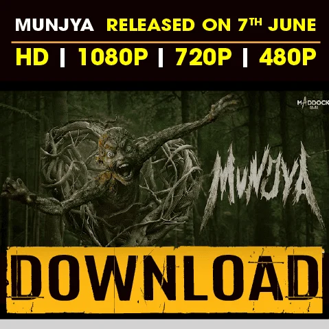 Munjya Horror Face - A chilling scene from the movie featuring Abhay Verma and Sharvari