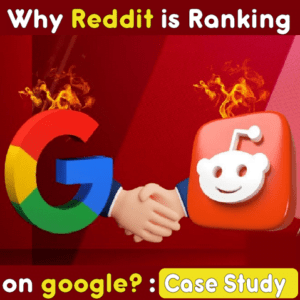 Illustration of a computer screen showing Reddit's logo and Google search results with Reddit ranking at the top.